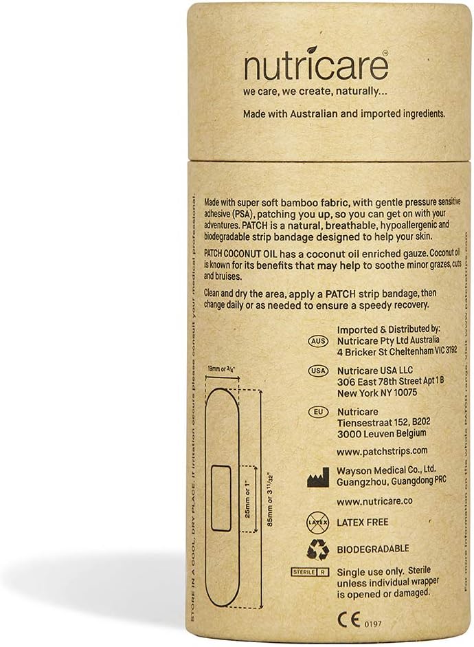 Patch Kids Kid Design Pandas Bamboo  Coconut Oil Adhesive Bandage Sterile 75 x 3 25 Container - Image 3