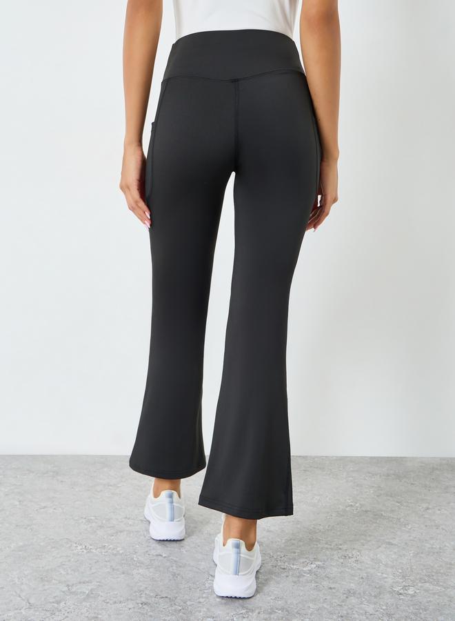 ستايلي اكتيف ليقنز واسع بزمزمات أمامية - Image 4