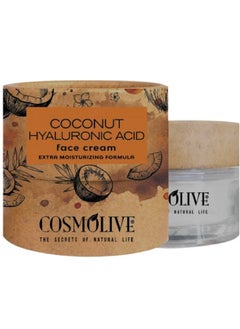 Face Cream 50 ml Coconut & Hyaluronic Acid