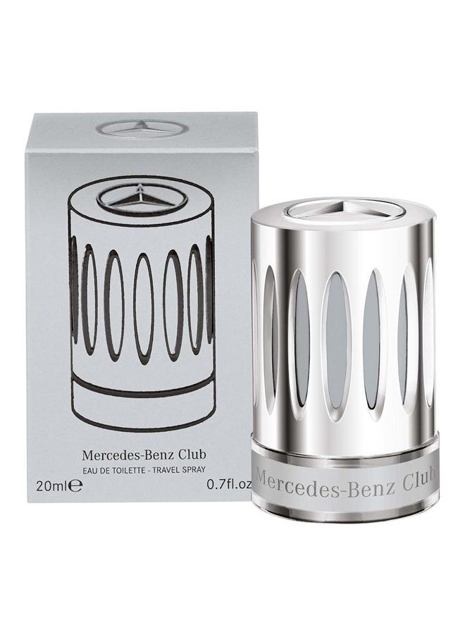 Mercedes-Benz Mercedes Benz Club - Fragrance For Men - Notes Of Grapefruit, Cardamom And Dry Wood - Refreshing, Warm, Woodsy Blend - Suitable For Any Occasion - Long Lasting Wear - 0.7 Oz EDT Mini Spray  - Image 1