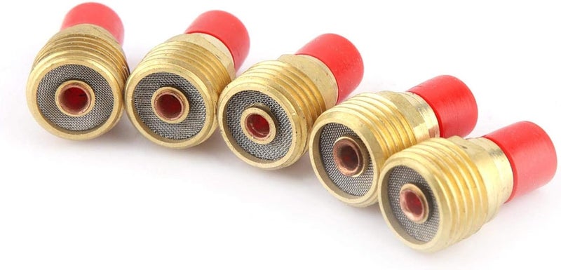 woobles 45V44 Gas Lens Collet Body Welding Equipment 2.4mm 3/32" for WP-9/20/25 TIG Welding Torch(5PCS) - Image 3