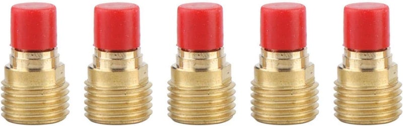woobles 45V44 Gas Lens Collet Body Welding Equipment 2.4mm 3/32" for WP-9/20/25 TIG Welding Torch(5PCS) - Image 1