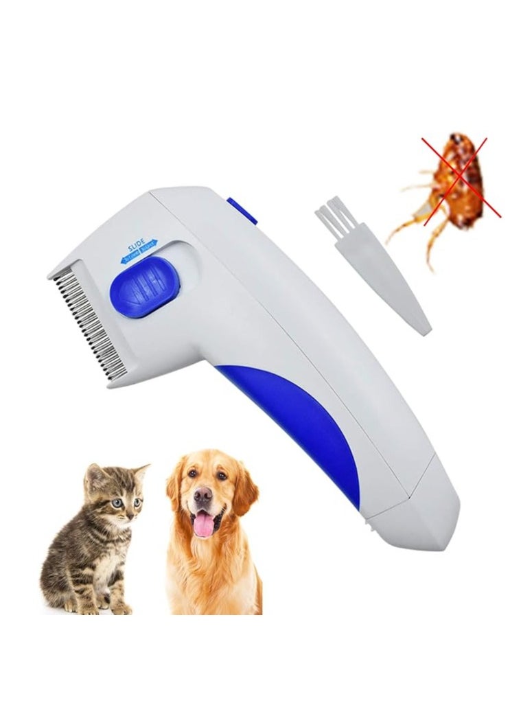 LiXiongBao - Electric Flea Comb,Lice Comb Electric Pet Doctor for Flea Lice Treatment Eliminator Professional Flea Comb Remover Kit for Cats & Dog Pet - Image 1