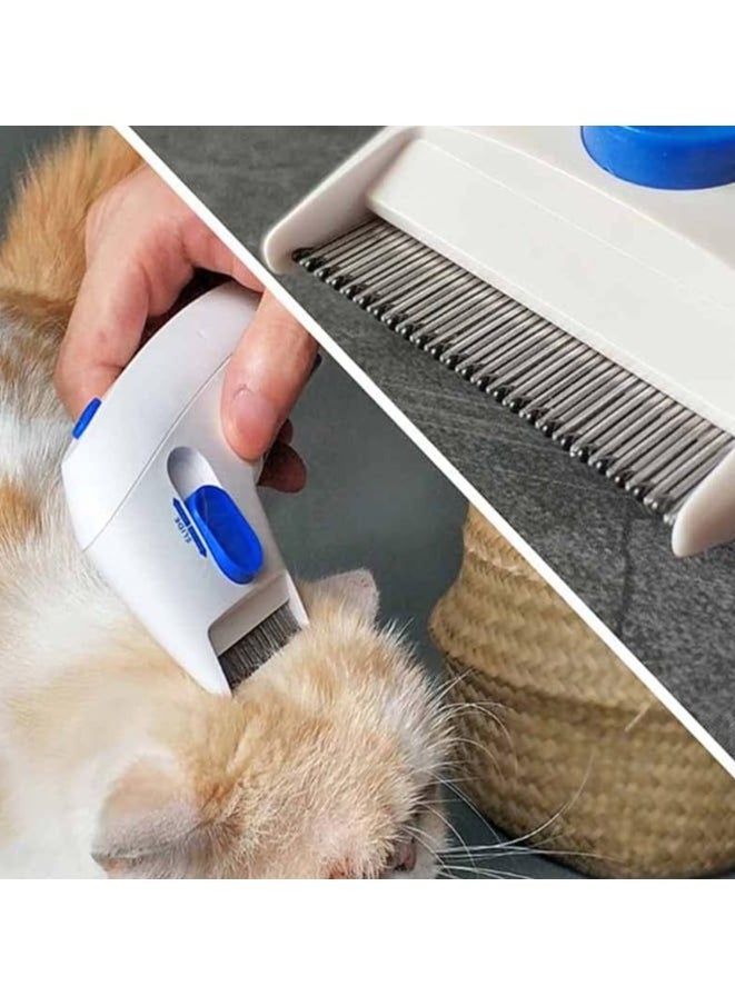 LiXiongBao - Electric Flea Comb,Lice Comb Electric Pet Doctor for Flea Lice Treatment Eliminator Professional Flea Comb Remover Kit for Cats & Dog Pet - Image 1