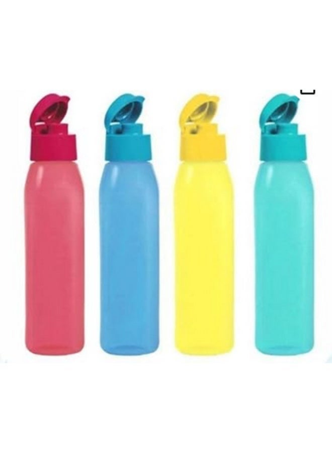 توبروير زجاجة مياه كول إن تشيك (سي إن سي) قابلة لإعادة الاستخدام من تابروير، 500 مل، متعددة الألوان (ألوان الصورة)، 4 قطع - Image 3