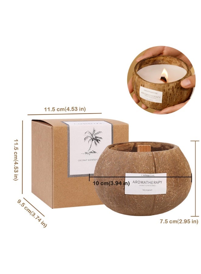 Bukela Handmade Coconut Candle Scented Candles - Natural Soy Wax Scented, Hand-Poured Aromatherapy Candle for Relaxation, Home Decor & Gifts for Women（Early summer lavender） - Image 3