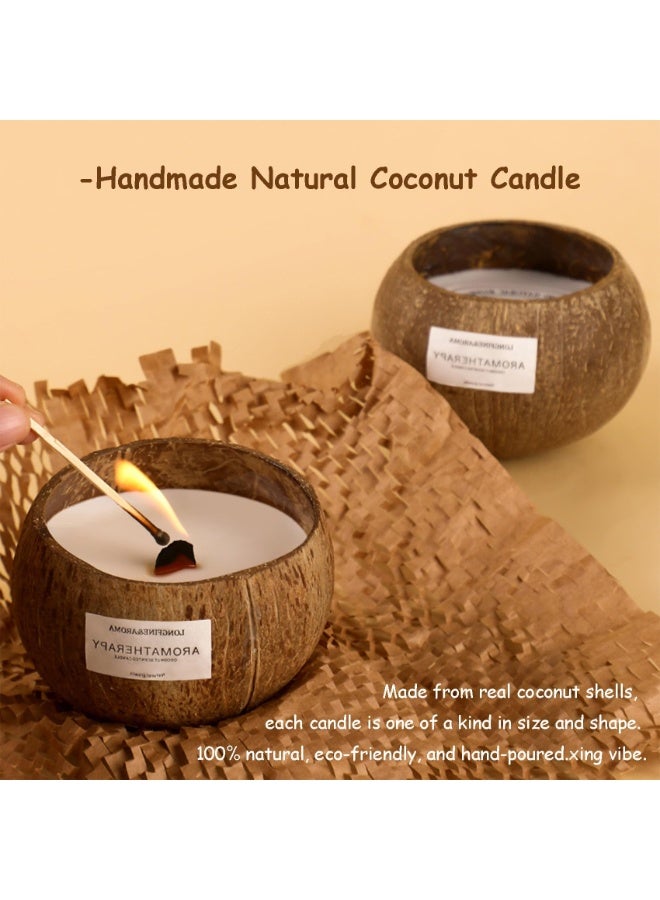 Bukela Handmade Coconut Candle Scented Candles - Natural Soy Wax Scented, Hand-Poured Aromatherapy Candle for Relaxation, Home Decor & Gifts for Women（Early summer lavender） - Image 5