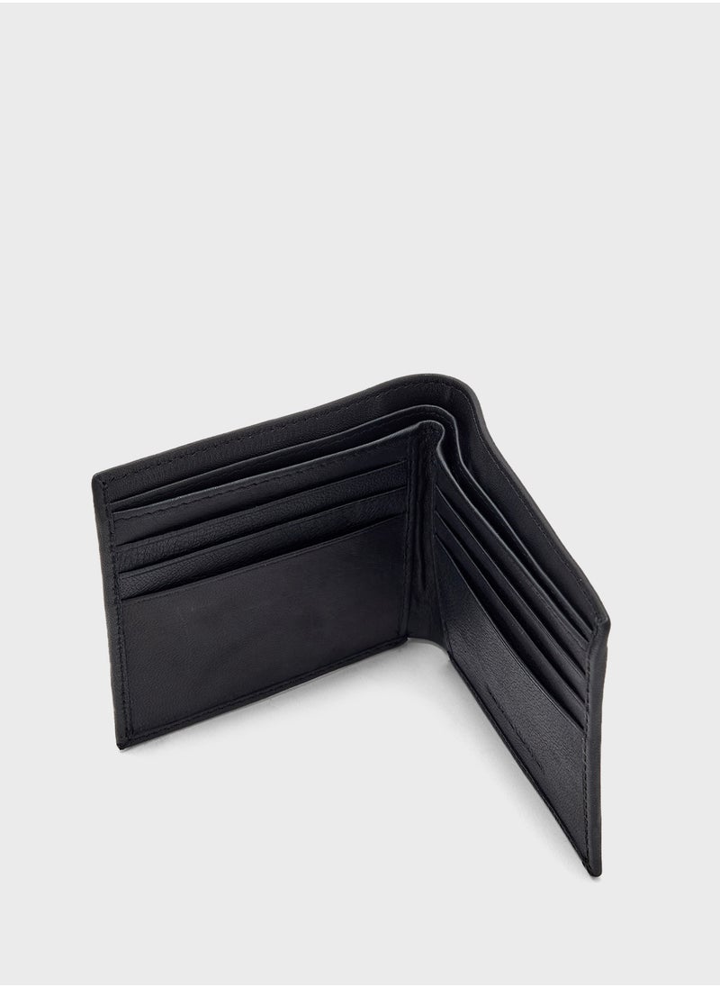 Robert Wood - Genuine Leather Bi-Fold Wallet - Image 1