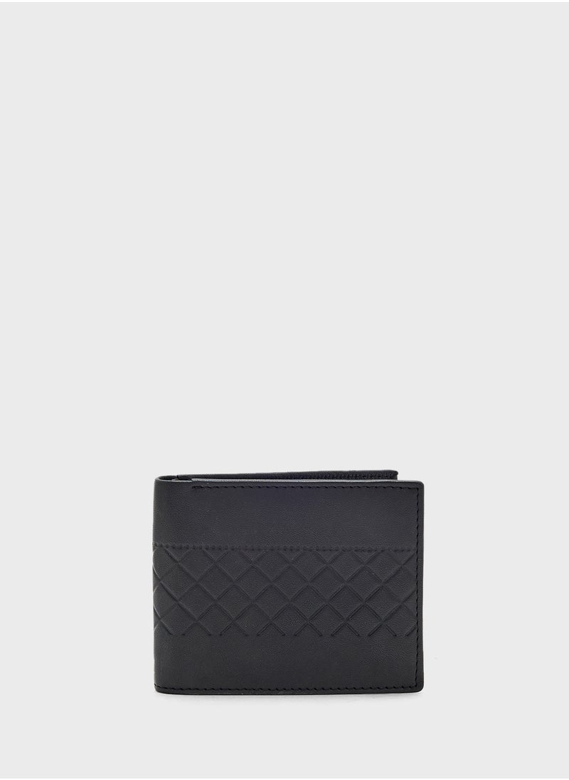 Robert Wood - Genuine Leather Bi-Fold Wallet - Image 1