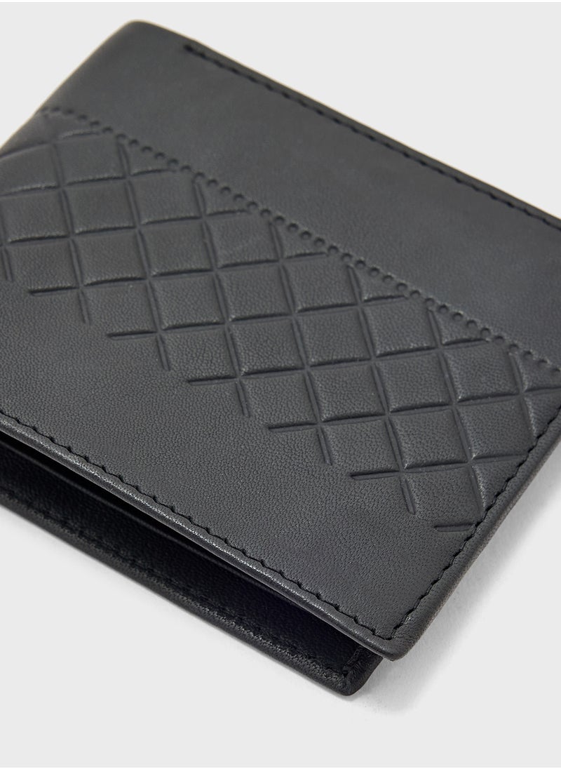 Robert Wood - Genuine Leather Bi-Fold Wallet - Image 1