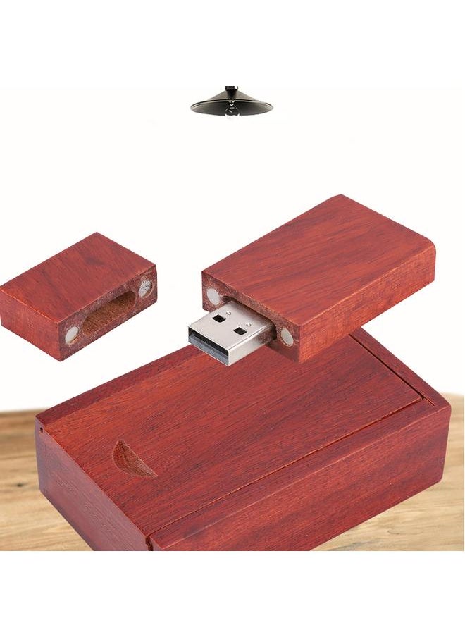 Thoraya Rosewood Wooden Shell USB 2.0 Flash Memory Drive Storage Stick With Box U Disk 32GB  - Image 5
