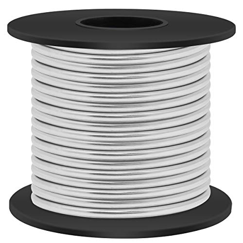 Luxiv Aluminum Craft Wire 8 Gauge 12 Gauge 18 Gauge, Luxiv 1mm 2mm 13mm Aluminum Wire for Crafting Line Soft DIY Metal Craft Art Line - Image 1