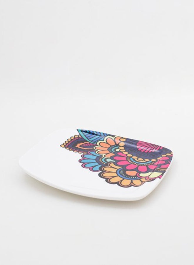 Bright Designs Melamine Ramadan Small Plate 
Set Of 6 (L 18Cm W 18Cm) Paisley - Image 2