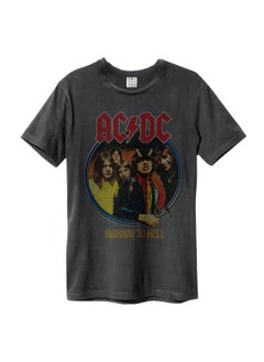 AMPLIFIED AC/DC Highway To Hell T-Shirt Amplified Vintage Charcoal  - Image 2