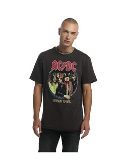 AMPLIFIED AC/DC Highway To Hell T-Shirt Amplified Vintage Charcoal  - Image 1