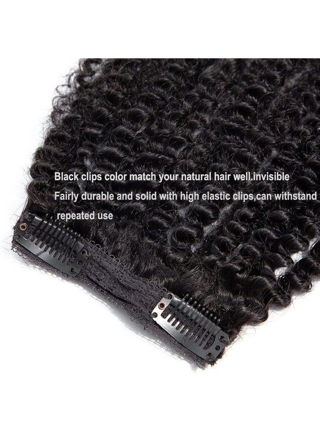 YOOONXI Kinky Curly Clip In Hair Extensions Real Human Hair 4B 4C Afro Kinky Curly Clip Ins For Black Women Double Weft Natural Color 7Pcs 120Gset 16Inch - Image 5
