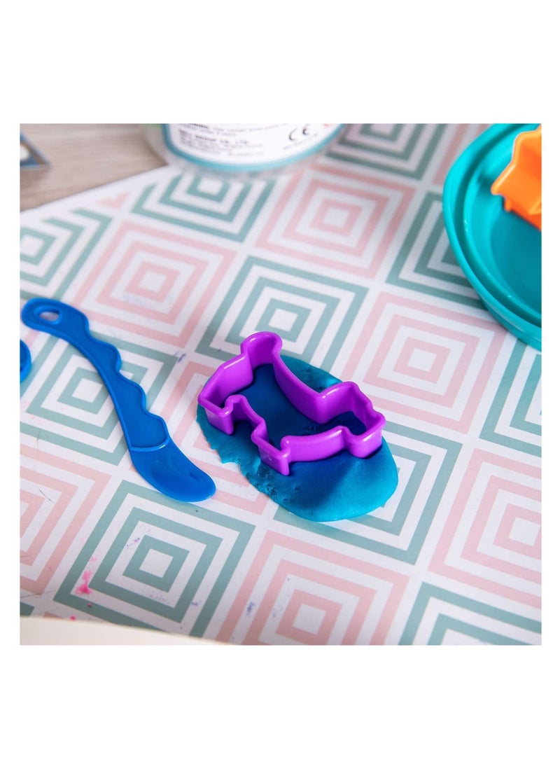 Deli مجموعة صلصال لعب مكونة من 12 قطعة متعدد الألوان - Image 4