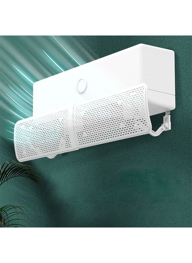 Arabest Air Conditioner Wind Deflector Direct Blow Proof Wall Mounted Universal Retractable Belt Filter Screen Wind Deflector  - Image 1
