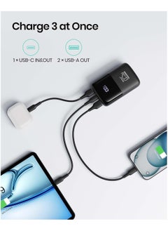 INIU Power Bank, 22.5W USB C 10000mAh Small Portable Charger, PD3.0 QC4.0 Fast Charging Battery Pack, 3 Outputs  - Image 4
