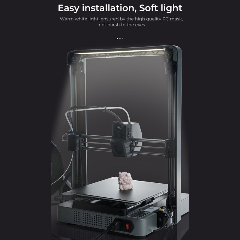 Creality Ender-3 V3 LED Light Bar Kit  Energy Saving and Easy Installation Soft Light No Strobe Safe Design Good Chip and Luminous Efficiency 291mm Lamp length - Image 2