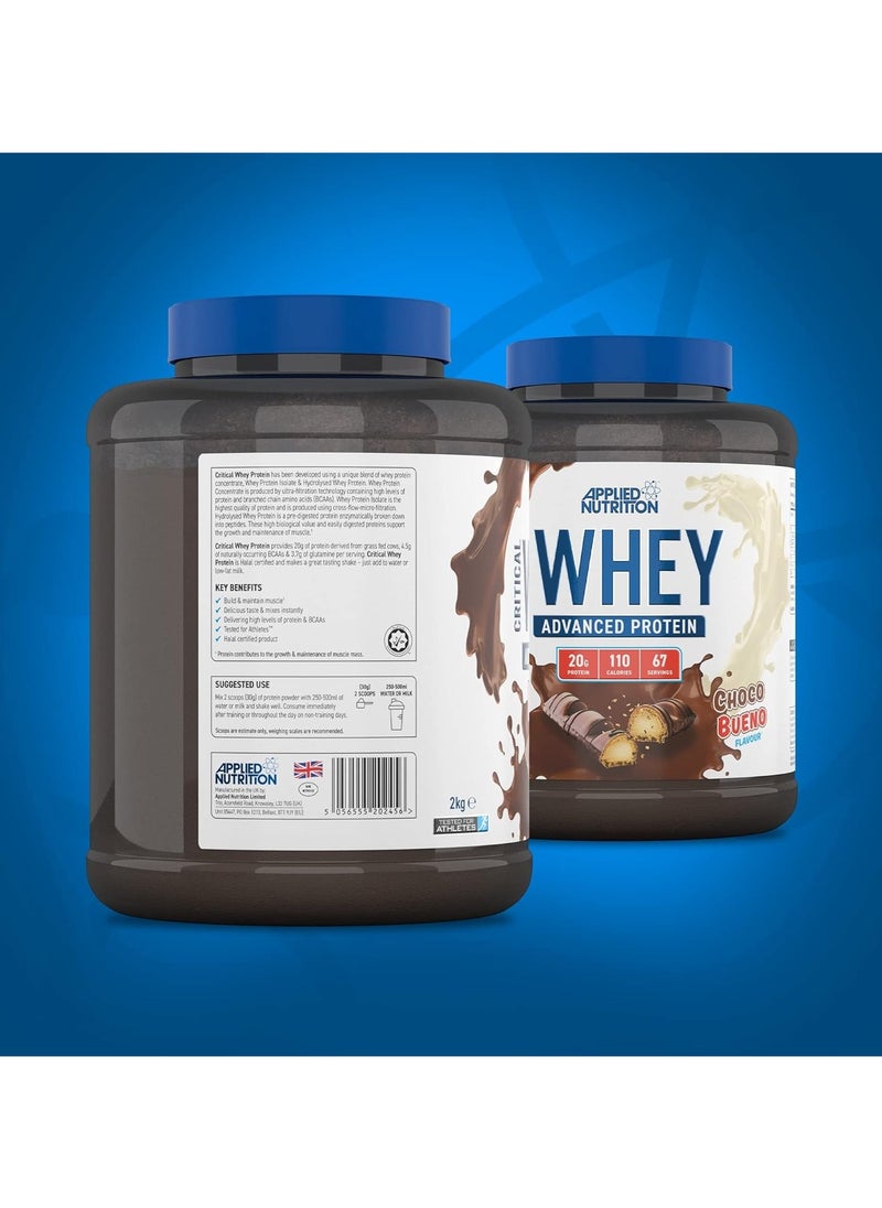 Applied Nutrition Critical Whey Protein Blend, Chocolate Bueno, 2 Kg  - Image 2
