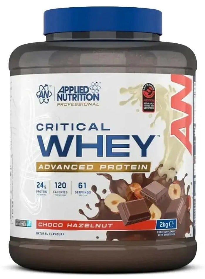 أبلايد نيوتريشن مزيج بروتين Critical Whey بنكهة الشوكولاتة بوينو، 2 كجم - Image 1