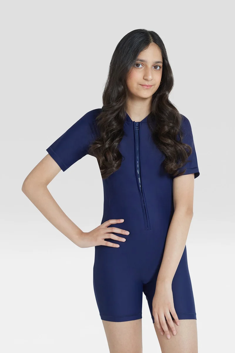 COEGA Girls Youth Slim-kini Short - Navy