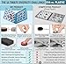 Travofun 2in1 Travel Checkers and Tic Tac Toe Game for Kids Ages 812 Magnetic Checkers Board Game Foldable Road Trip and Plane Activities - Image 3
