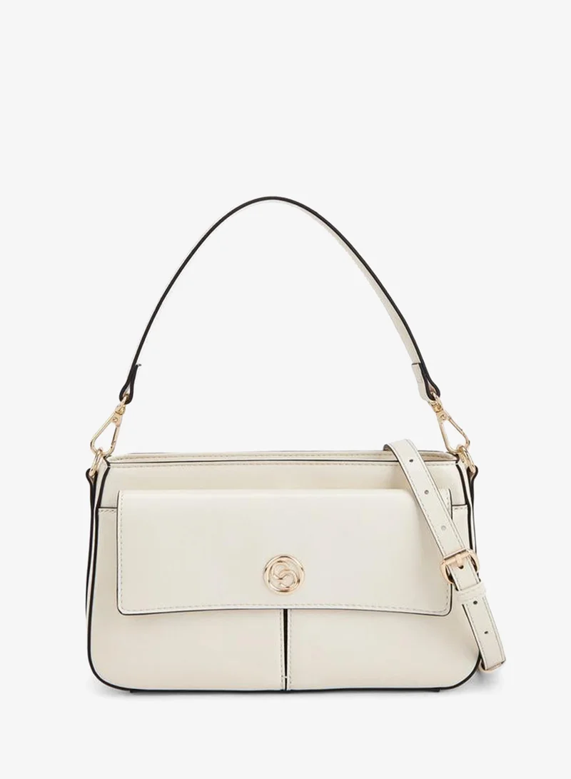 Logo Detail Crossbody Bag With Detachable Strap