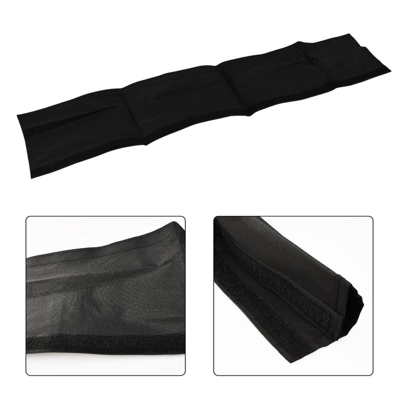 Flylin 2Pcs Baby Stroller Armrest Protective Cover Replacement Foam Handle Cover Pushchair Handle Covers Waterproof Pushchair Handlebar Sleeve Toddler Pram Bumper Handle Warmer Gloves Cover Magnet Closure - Image 2