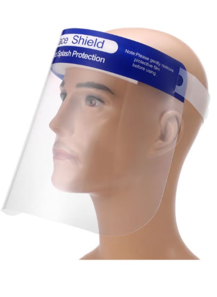 Transparent Face Shield Anti-smog Anti-wind Prevent Lampblack/Droplets Protective Shield Face Guard 10PCS 38*4*30cm - Image 2