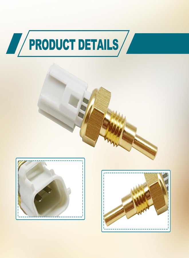 RBOKO مستشعر درجة حرارة سائل تبريد المحرك RBOKO متوافق مع سيارات لكزس ES350 وES300h وتويوتا 4Runner وRAV4 وسيكويا وسيينا وتاكوما وأفالون وكامري وكورولا وهايلاندر ولاند كروزر وبونتياك فايب وسيون tC xA، رقم القطعة 8942206010 - Image 3