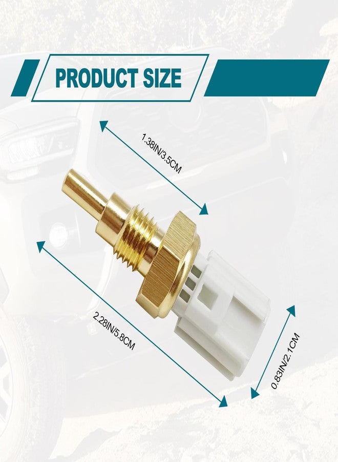 RBOKO مستشعر درجة حرارة سائل تبريد المحرك RBOKO متوافق مع سيارات لكزس ES350 وES300h وتويوتا 4Runner وRAV4 وسيكويا وسيينا وتاكوما وأفالون وكامري وكورولا وهايلاندر ولاند كروزر وبونتياك فايب وسيون tC xA، رقم القطعة 8942206010 - Image 2