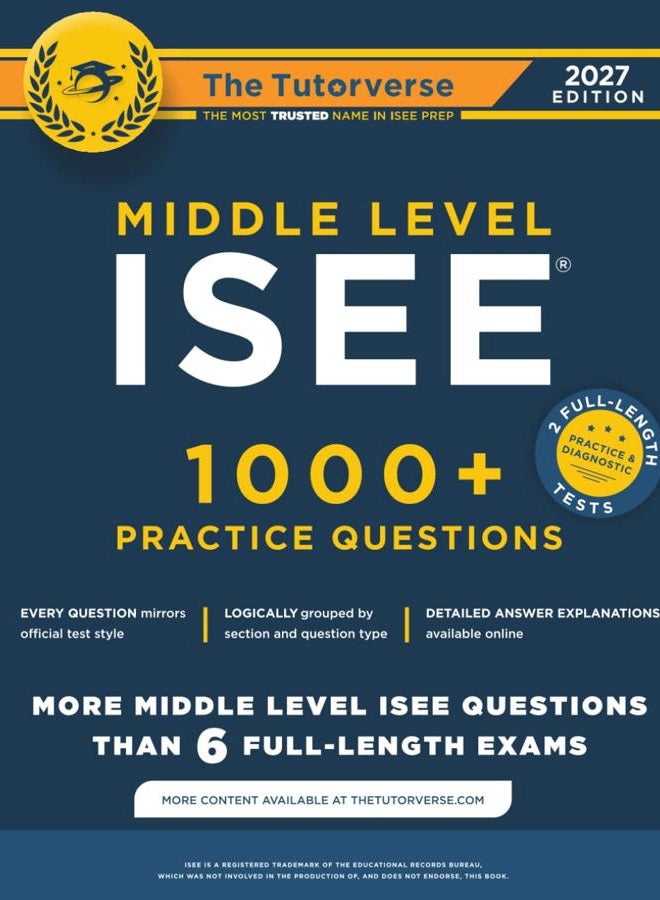 Middle Level ISEE: 1000+ Practice Questions