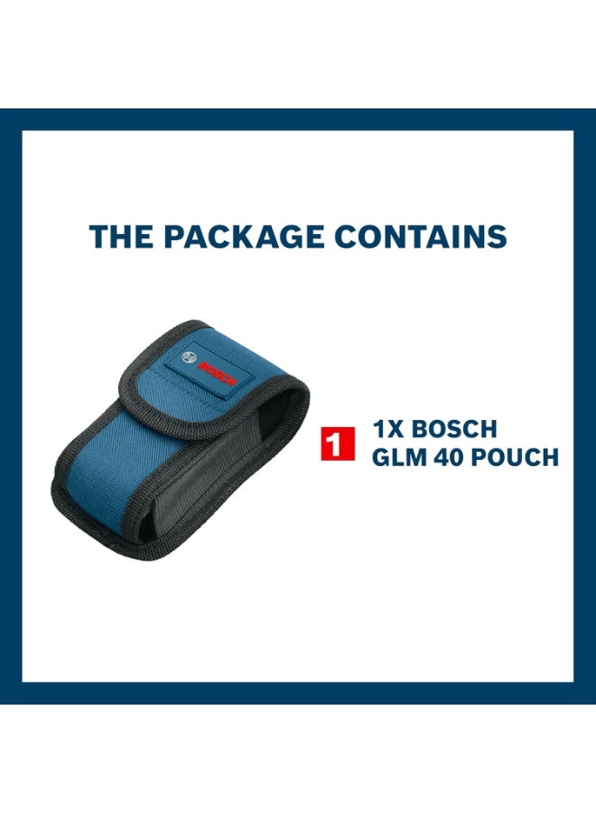 بوش Bosch GLM 40 Pouch Professional – Durable, Long-Lasting Tool Part with Compact Design (10 x 2 x 2.7 cm, 28g) – Ideal for Everyday Use, Properly Packaged - Image 2