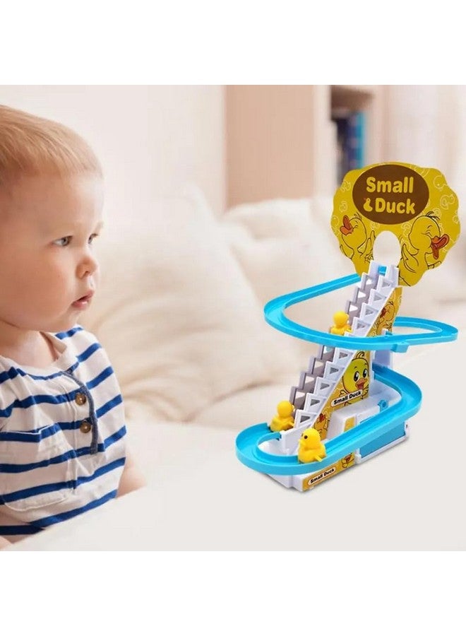WireScorts Duck Track Toys For Kids - Small Ducks Stair Climbing Toys For Kids, Escalator Toy With Lights And Music - 3 Duck Included (Duck Track), Multicolor - Image 2