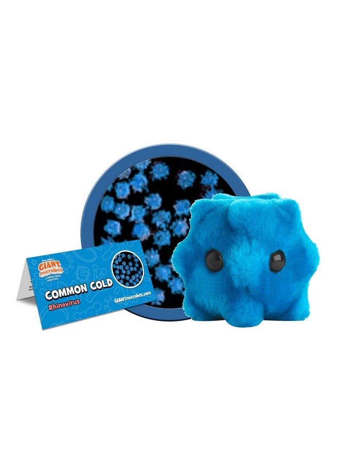 جاينت مايكروبز دمية Giantmicrobes Common Cold Plush، هدايا أطباء الأطفال، هدايا ممرضات المدارس، هدايا للمرضى، هدايا مضحكة للشفاء، هدايا مضحكة للأطباء، هدايا علم الأحياء  - Image 2