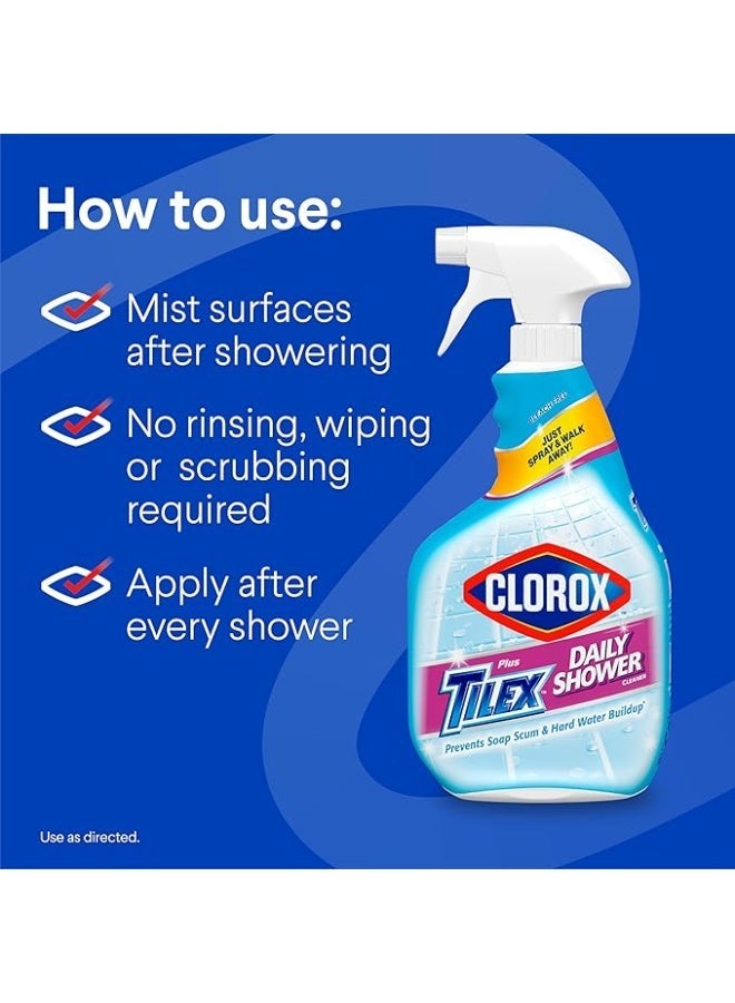 كلوركس منظف الحمام اليومي Clorox Plus Tilex Fresh، 32 أونصة - Image 4
