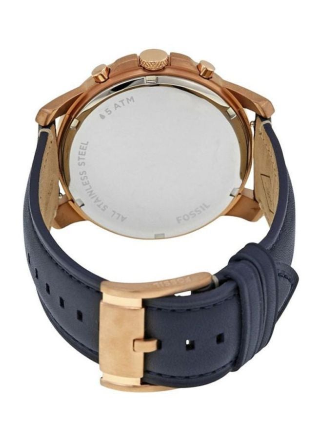 FOSSIL Men Grant Water Resistant Chronograph Watch FS5237 - 44 mm - Blue - Image 2