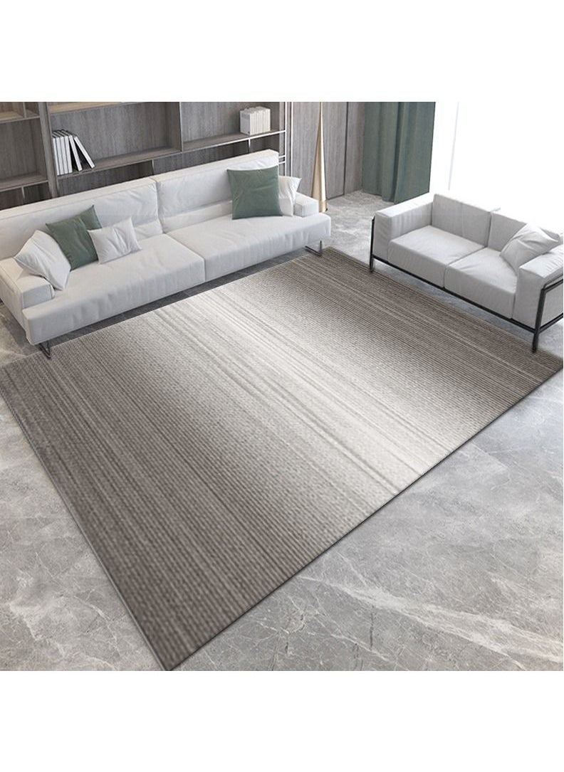 Taiahiro - Modern simple marble texture checkered horizontal carpet.  Full of light luxury living room rugs。 - Image 1