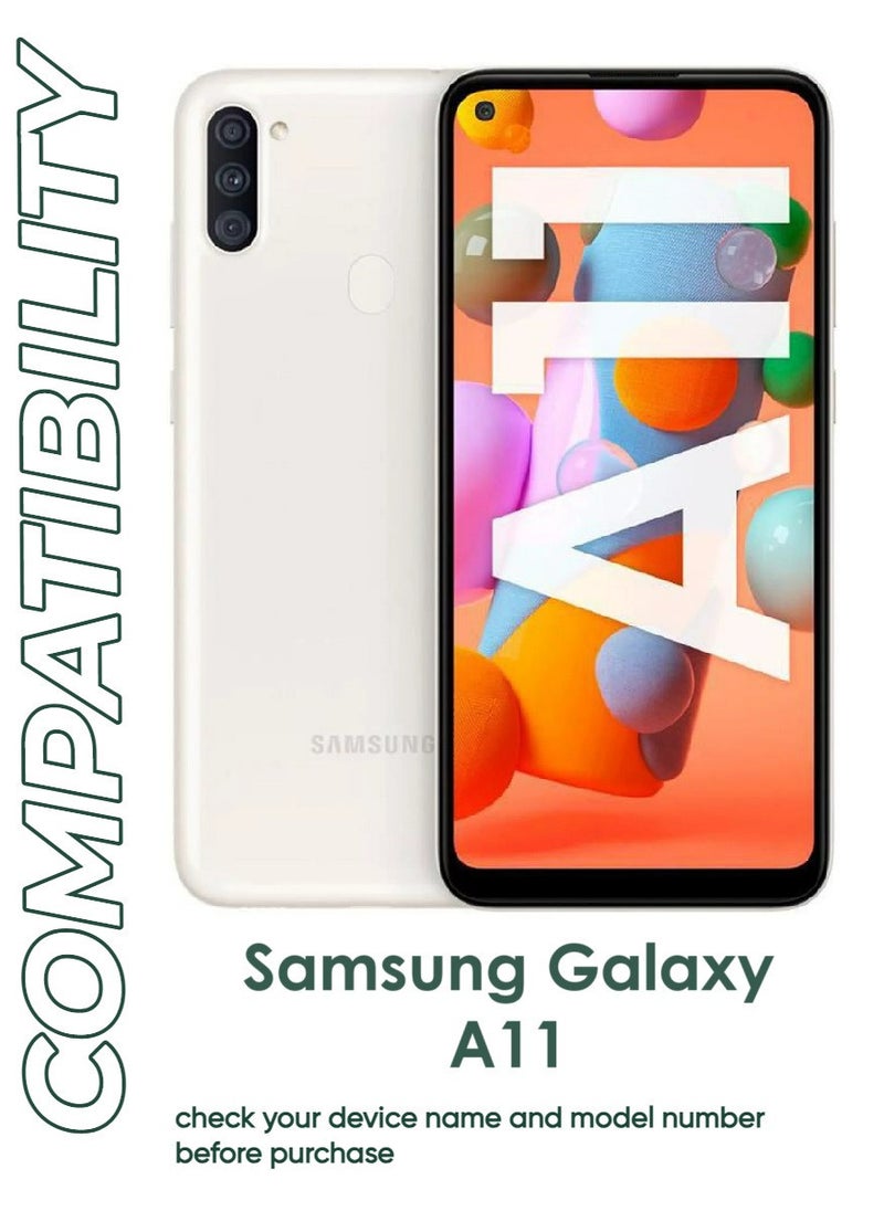 ACLIX 3 Pieces Antistatic ESD Dustproof Premium Quality High Definition Tempered Glass Screen Protector Designed For Samsung Galaxy A11 - Image 3