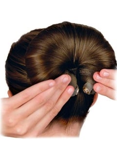 2pcs Invisible Solid Fluffy Hair Ties, Women Girls Trendy Simple Hair Accessories With Buckles, Ideal choice for Gifts