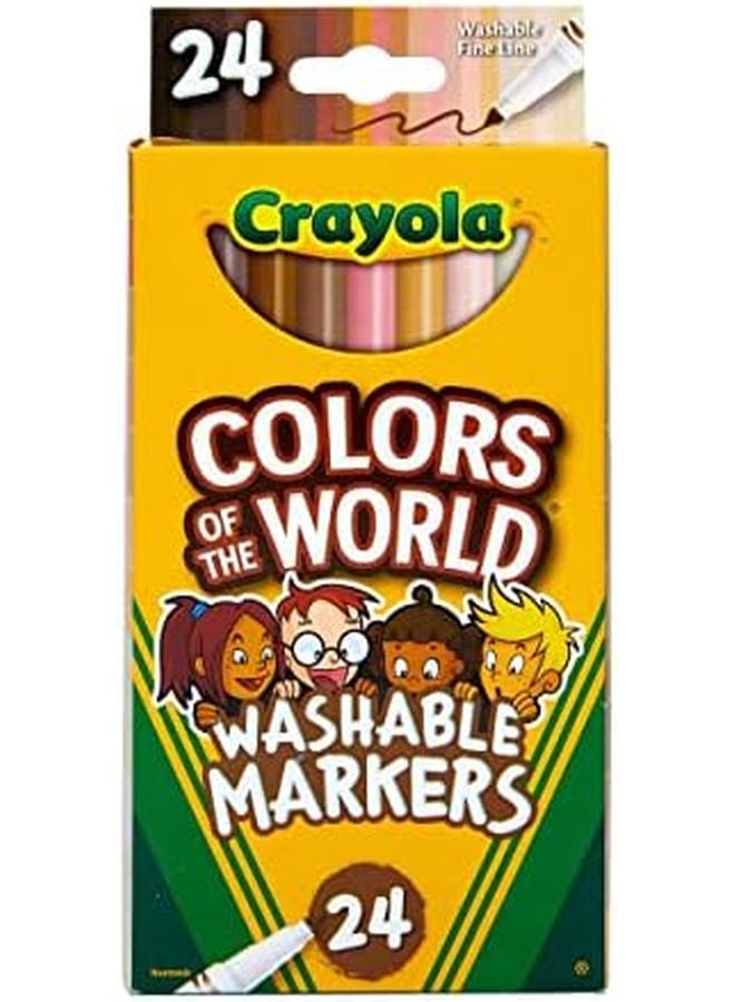 Crayola Metallic Poster Markers Assorted Colors Art Supplies 8Count - Image 2