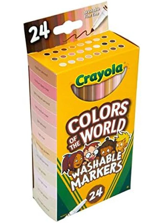 Crayola Metallic Poster Markers Assorted Colors Art Supplies 8Count - Image 4