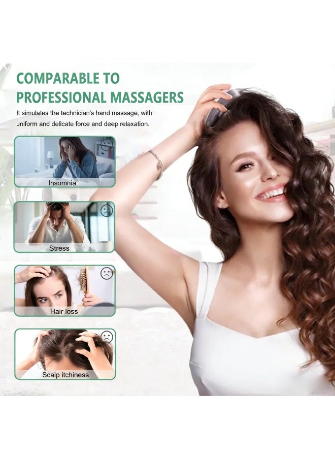 Rechargeable Waterproof Scalp Massager – 3-Speed Handheld Device for Full-Body Relaxation & Pet Grooming - Image 5