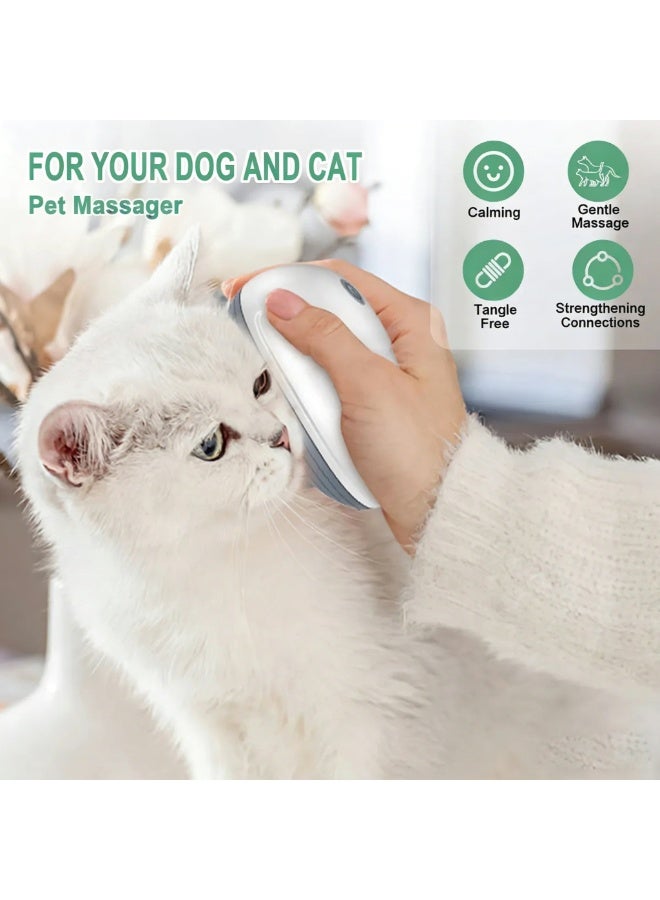 Rechargeable Waterproof Scalp Massager – 3-Speed Handheld Device for Full-Body Relaxation & Pet Grooming - Image 3