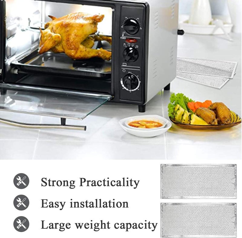 APPLIANCEMATES WB06X10596 Microwave Grease Filter for GE Oven Range Hoods, Countertop Microwave Filter Replacement, Aluminum Mesh, 13.5 inches x 6 inches Replaces Part # PS952418, Pvm1870sm3ss, 2 Pack - Image 5