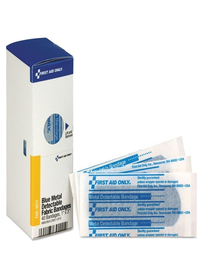 First Aid Only FAE-3011 SmartCompliance Refill Detectable Bandages, 40 Count - Image 3