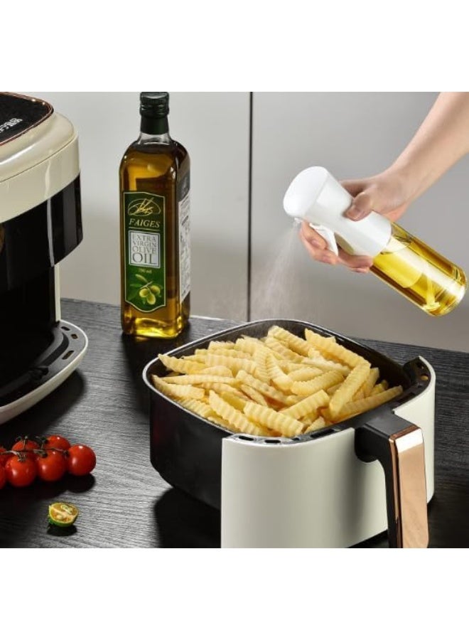 كازادورا زجاجة بخاخ الزيت من CAZADORA بسعة 200 مل، مناسبة للمقلاة الهوائية والطبخ اليومي، تصميم أنيق بلون أبيض مع زجاج شفاف يتيح رؤية مستوى الزيت بسهولة، تعمل بنظام ضخ يدوي بدون غاز، مما يجعلها آمنة وصديقة للبيئة وصالحة لجميع أنواع الزيوت مثل زيت الزيتون وزيت دوار الشمس وزيت السمسم، مزودة بفوهة رش دقيقة تمنع التسرب وتوزع الزيت بشكل متساوٍ، تساعد على التحكم في كمية الزيت المستخدمة لتقليل الدهون، تصميم مانع للانزلاق وسهل الإمساك، قابلة لإعادة التعبئة وسهلة التنظيف، مثالية للشوي والسلطات والطهي داخل المطبخ أو أثناء التخييم والرحلات، تدمج بين الشكل العصري والأداء العملي، إضافة مثالية لأي مطبخ حديث يحرص على الطهي الصحي والمتوازن. - Image 5