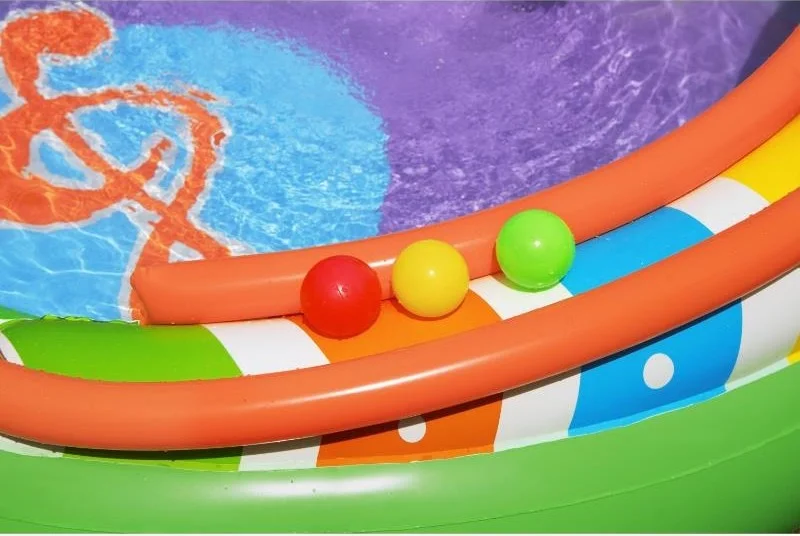 Bestway Pump- 53117, Amusement Park Inflatable Fun Pool with Slides